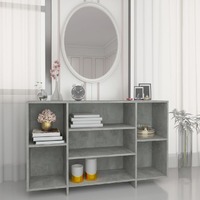  Sideboard Concrete Grey 120x30x75 cm Engineered Wood