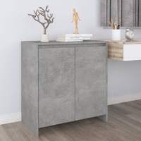  Sideboard Concrete Grey 70x41x75 cm Engineered Wood