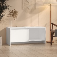  TV Cabinet White 90x35x40 cm Engineered Wood