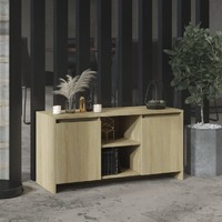  TV Cabinet Sonoma Oak 102x37.5x52.5 cm Engineered Wood
