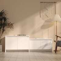  TV Cabinet White 146.5x35x50 cm Engineered Wood