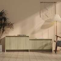 TV Cabinet Sonoma Oak 146.5x35x50 cm Engineered Wood