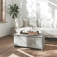  Coffee Table Concrete Grey 90x50x41.5 cm Engineered Wood
