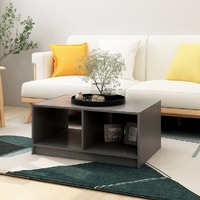  Coffee Table Grey 75x50x33.5 cm Solid Pinewood