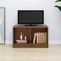  TV Cabinet Honey Brown 70x33x42 cm Solid Pinewood