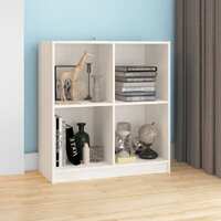 Sideboard White 70x33x76 cm Solid Pinewood