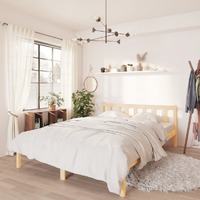  Bed Frame without Mattress Solid Wood Pine 150x200 cm