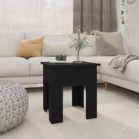 Coffee Table Black 40x40x42 cm Engineered Wood