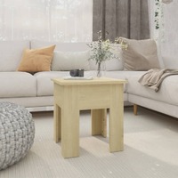  Coffee Table Sonoma Oak 40x40x42 cm Engineered Wood