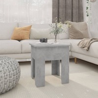  Coffee Table Concrete Grey 40x40x42 cm Engineered Wood