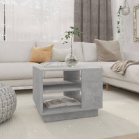  Coffee Table Concrete Grey 55x55x43 cm Engineered Wood