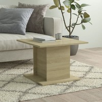  Coffee Table Sonoma Oak 55.5x55.5x40 cm Engineered Wood