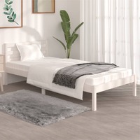  Bed Frame without Mattress 90x190 cm White