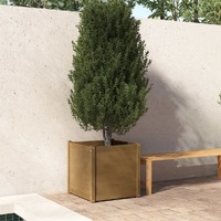  Garden Planter Honey Brown 60x60x60 cm Solid Pinewood