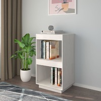  Book Cabinet White 40x35x71 cm Solid Pinewood