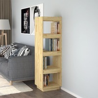 Book Cabinet/Room Divider 40x35x135 cm Solid Pinewood