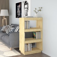  Book Cabinet/Room Divider 60x35x103 cm Solid Pinewood