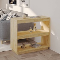  Book Cabinet 80x35x71 cm Solid Pinewood