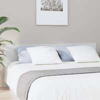  Bed Headboard White 200 cm Engineered Wood