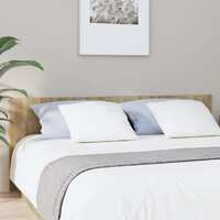  Bed Headboard Sonoma Oak 200x1.5x80 cm Engineered Wood