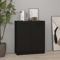  Sideboard Black 60x30x70 cm Engineered Wood