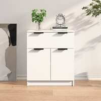  Sideboard White 60x30x70 cm Engineered Wood