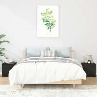 Bedside Cabinets 2 pcs Black 40x39x40 cm
