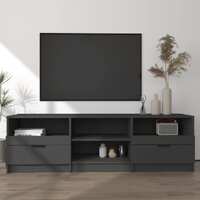  TV Cabinet Black 150x33.5x45 cm Engineered Wood