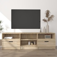  TV Cabinet Sonoma Oak 150x33.5x45 cm Engineered Wood