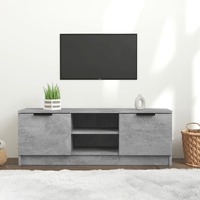  TV Cabinet Concrete Grey 102x35x36.5 cm Engineered Wood