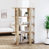  Book Cabinet/Room Divider Sonoma Oak 100x30x160 cm