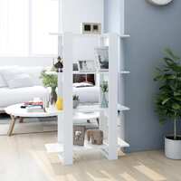  Book Cabinet/Room Divider White 80x30x123.5 cm