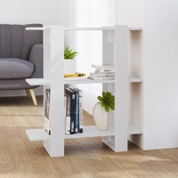  Book Cabinet/Room Divider White 80x30x87 cm