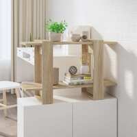  Book Cabinet/Room Divider Sonoma Oak 80x30x51 cm