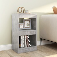  Book Cabinet/Room Divider Concrete Grey 40x30x72 cm