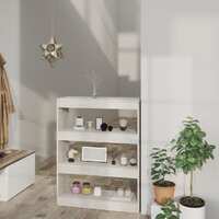  Book Cabinet/Room Divider Concrete Grey 80x30x103 cm Engineered wood