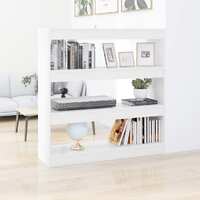  Book Cabinet/Room Divider White 100x30x103 cm