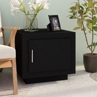  Coffee Table Black 51x50x45 cm Engineered Wood