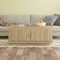  Coffee Table Sonoma Oak 102x50x45 cm Engineered Wood