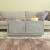  Coffee Table Concrete Grey 102x50x45 cm Engineered Wood
