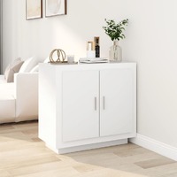  Sideboard White 80x40x75 cm Engineered Wood
