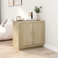  Sideboard Sonoma Oak 80x40x75 cm Engineered Wood