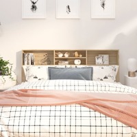  Headboard Cabinet Sonoma Oak 180 cm