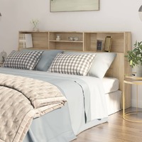  Headboard Cabinet Sonoma Oak 200 cm