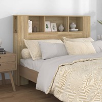  Headboard Cabinet Sonoma Oak 140 cm
