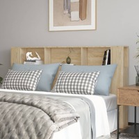  Headboard Cabinet Sonoma Oak 180x18.5x104.5 cm