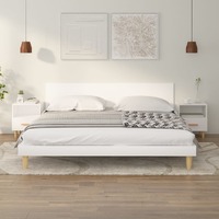  Bedside Cabinets 2 pcs White 40x35x47 cm