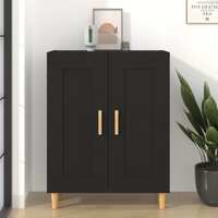  Sideboard Black 69.5x34x90 cm Engineered Wood