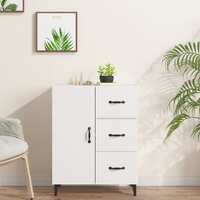  Sideboard White 69.5x34x90 cm Engineered Wood