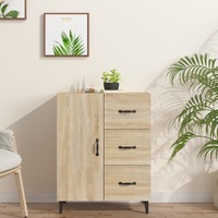  Sideboard Sonoma Oak 69.5x34x90 cm Engineered Wood
